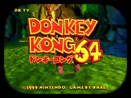 Donkey Kong 64 (J) Title Screen